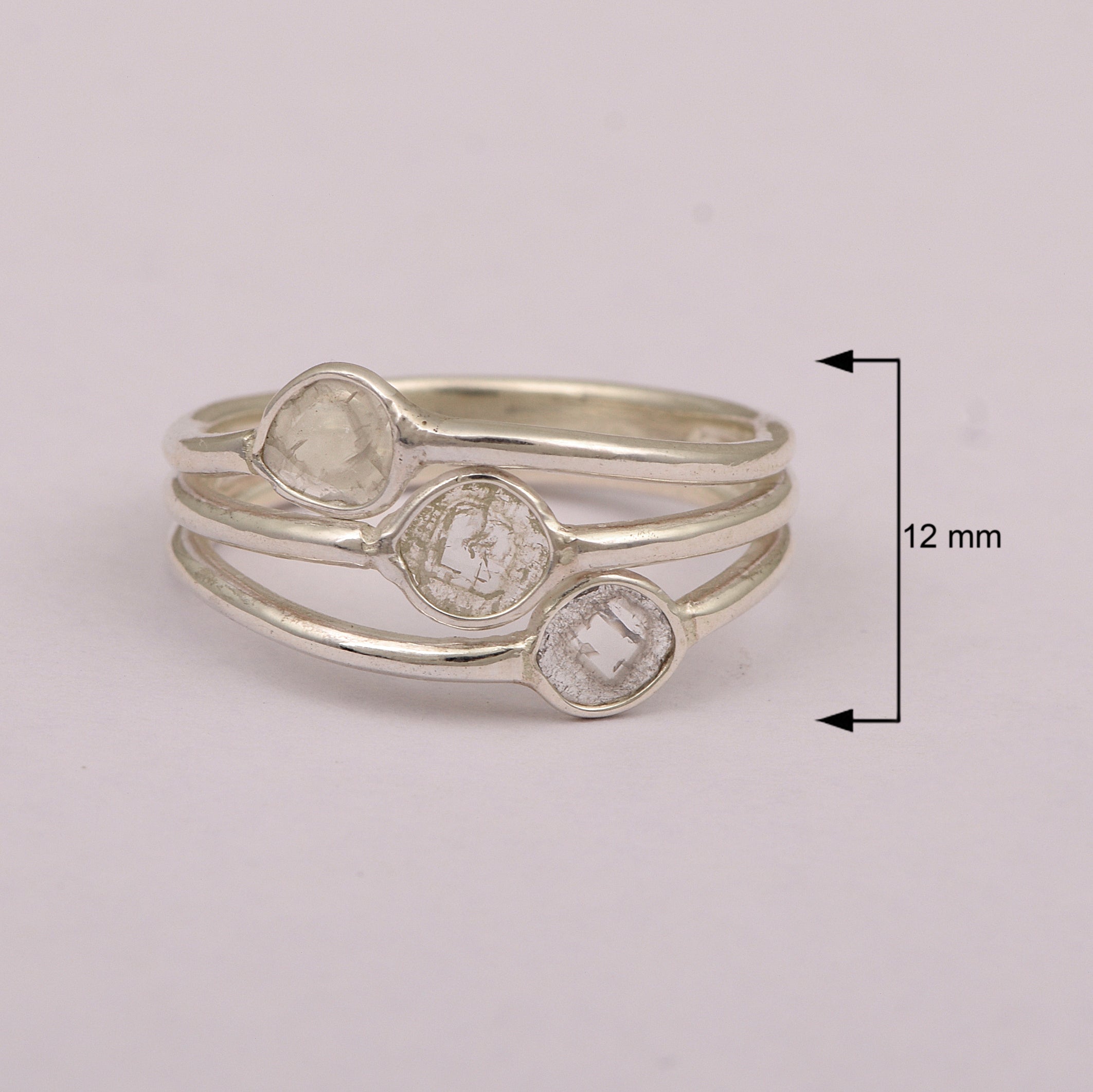 0.65 CTW Diamond Polki Ring