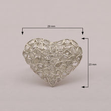 Load image into Gallery viewer, 3 CTW Diamond Polki Heart Ring
