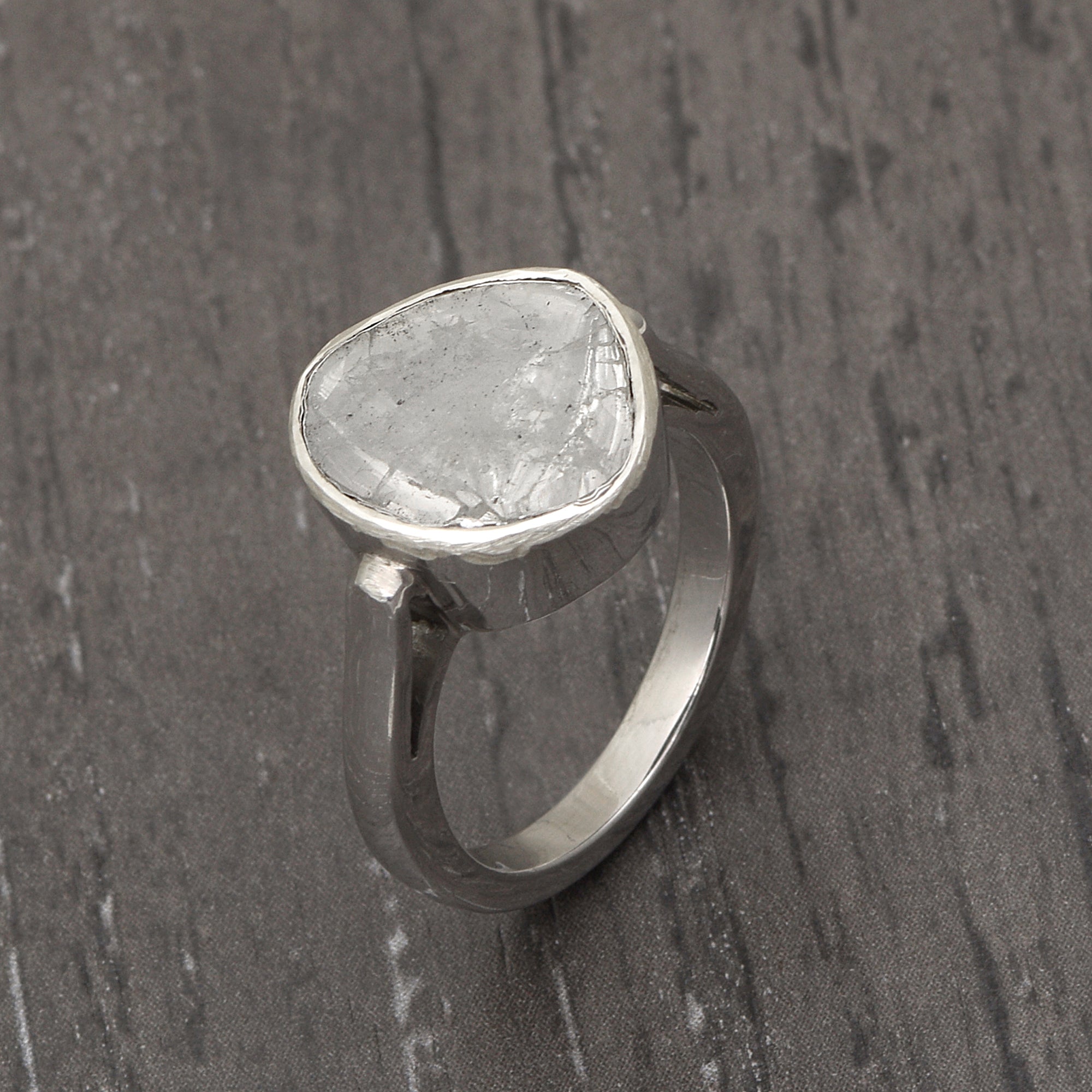 1.00 CTW Diamond Polki Solitaire Ring