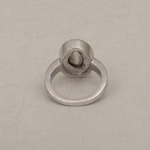 Load image into Gallery viewer, 0.70 CTW Diamond Polki Blue Enamel Ring
