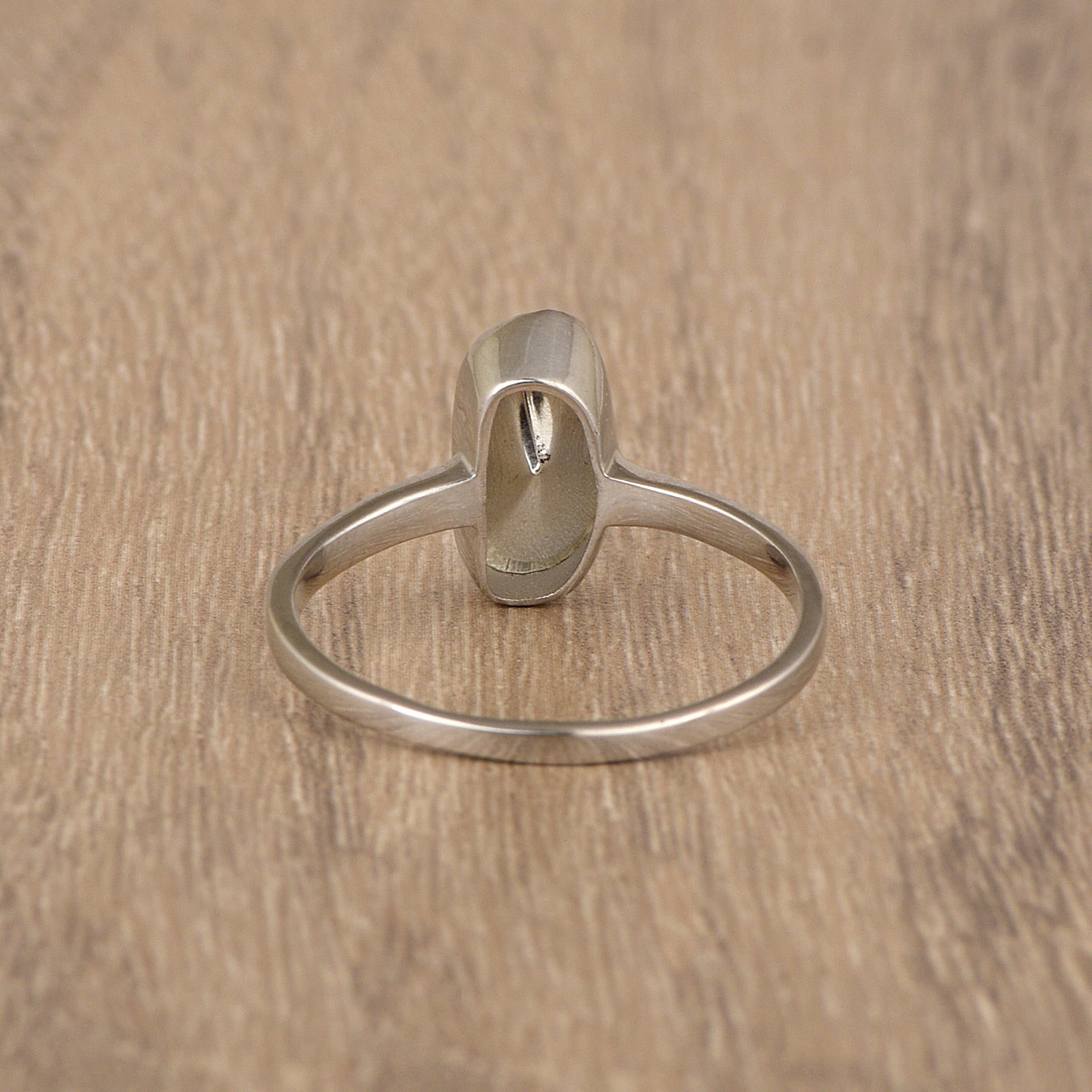 1.00 CTW Finest Natural Diamond Polki Solitaire Handmade Ring