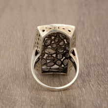 Load image into Gallery viewer, 2.00 CTW Finest Natural Cluster Setting Diamond Polki Cocktail Handmade Ring
