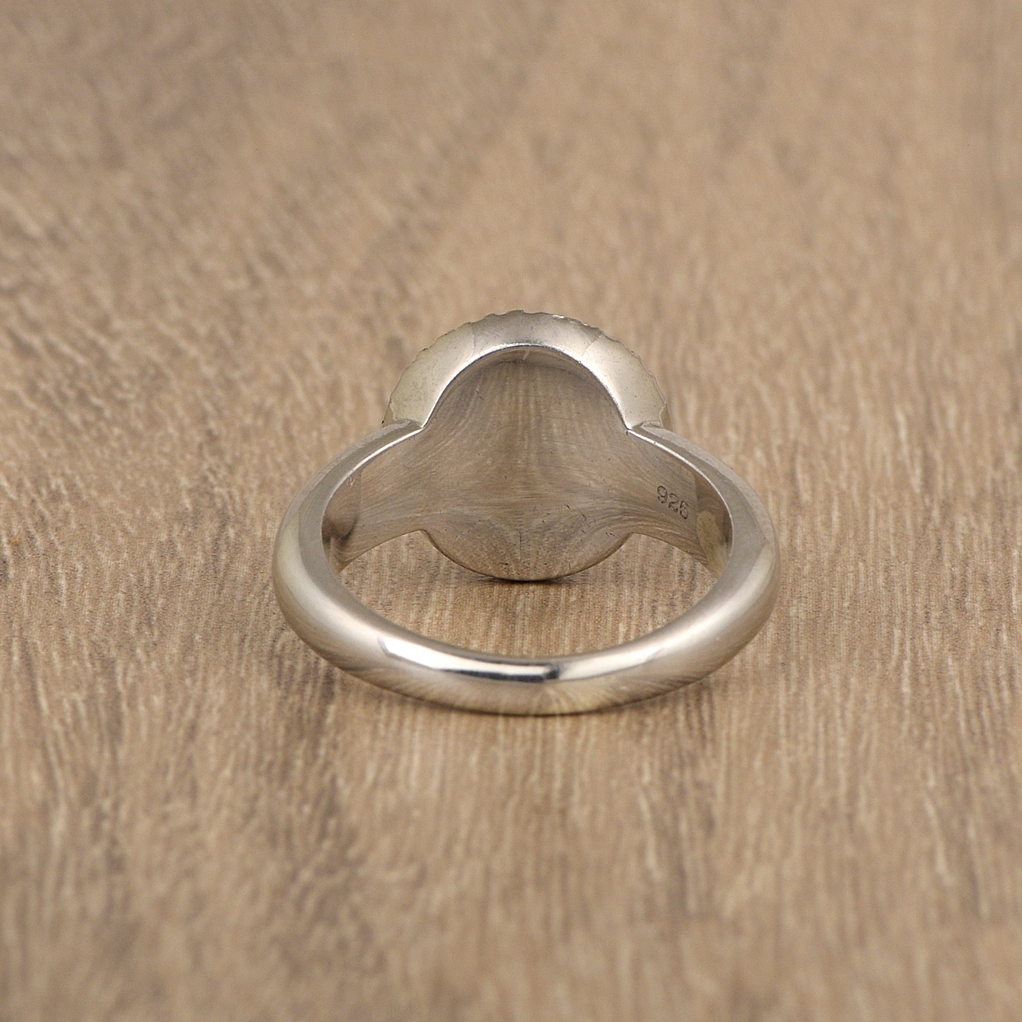 0.50 CTW Natural Slice Diamond Polki Solitaire Ring With Accents