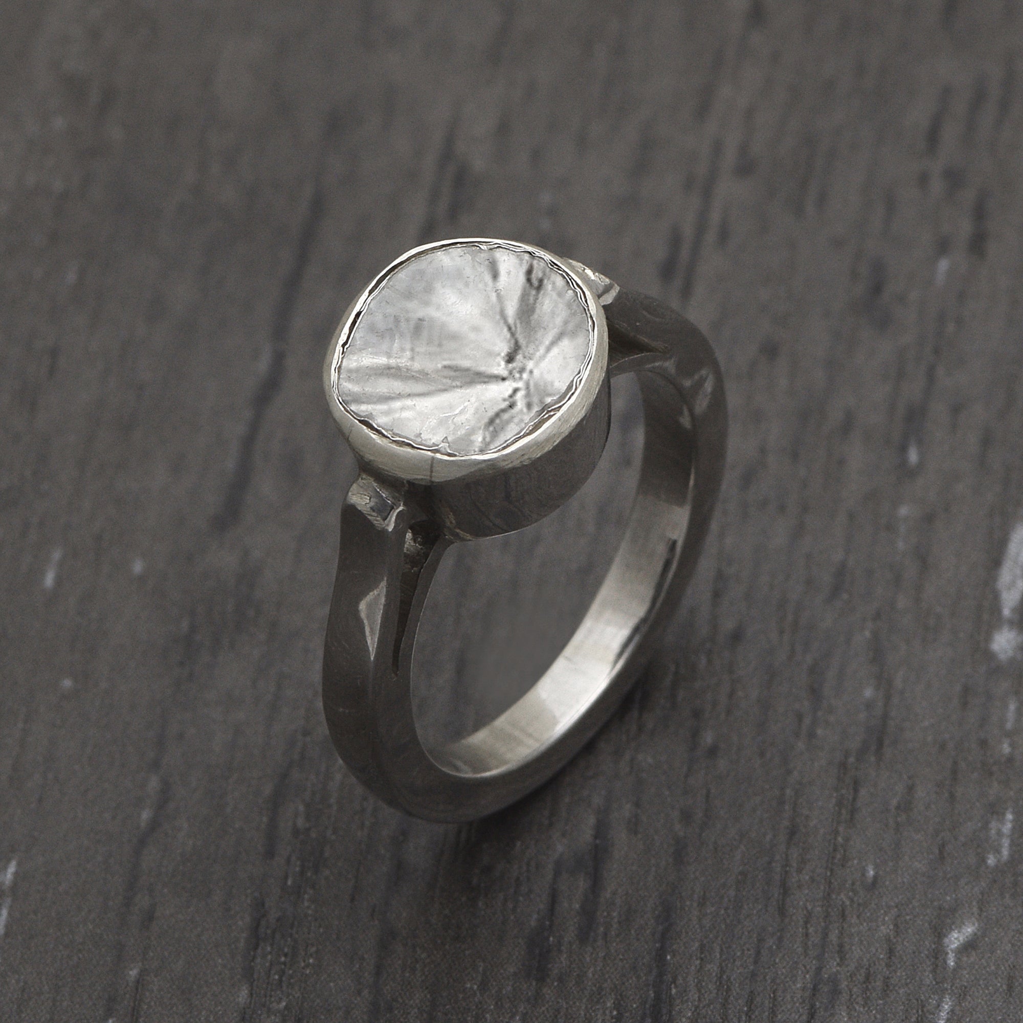 1 CTW Diamond Polki Solitaire Ring