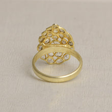 Load image into Gallery viewer, 2.50 CTW Diamond Polki Cluster Ring
