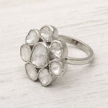 Load image into Gallery viewer, 2 CTW Diamond Polki Floral Ring
