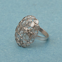 Load image into Gallery viewer, 2 CTW Diamond Polki Cluster Ring
