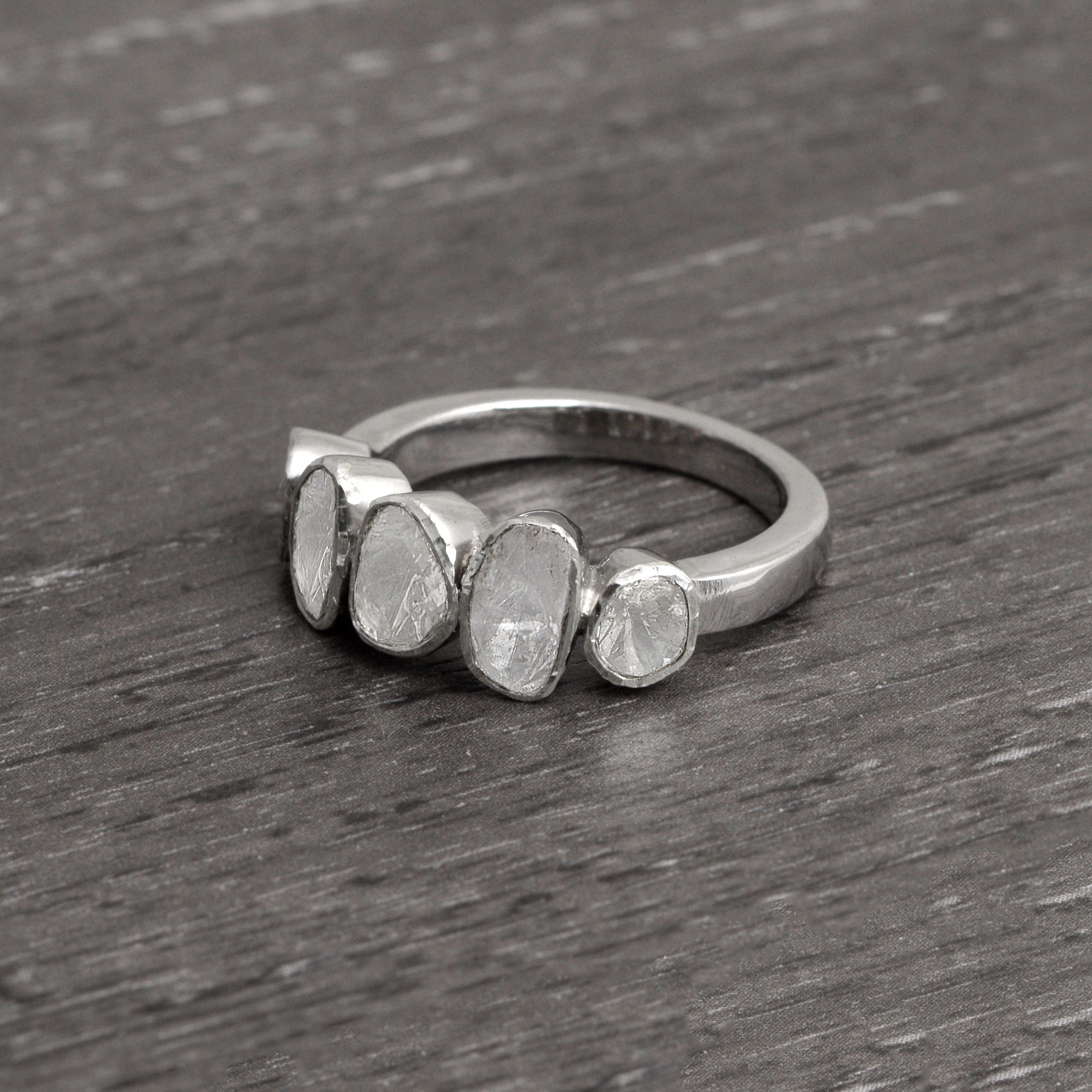 1.00 CTW Diamond Polki Ring