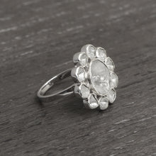 Load image into Gallery viewer, 1.80 CTW Diamond Polki Traditional Floral Ring
