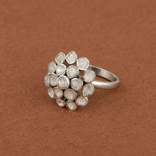 Load image into Gallery viewer, 1.50 CTW Natural Slice Polki Diamond Handmade Promise Ring 925 Sterling Silver
