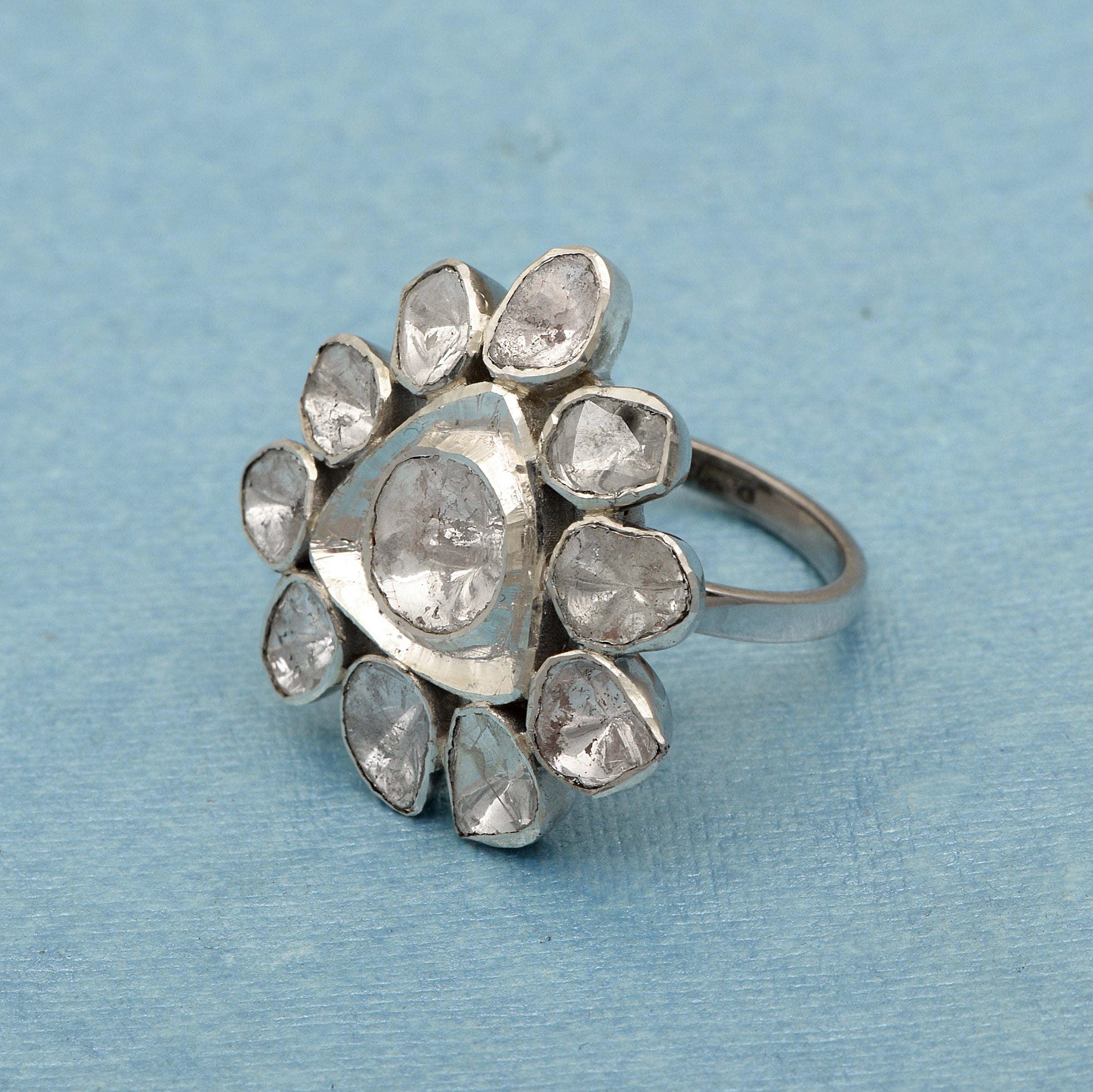 1.80 CTW Diamond Polki Solitaire Ring