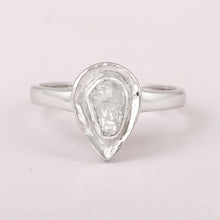 Load image into Gallery viewer, 0.50 Ctw Polki Diamond 925 Sterling Silver Solitaire Ring
