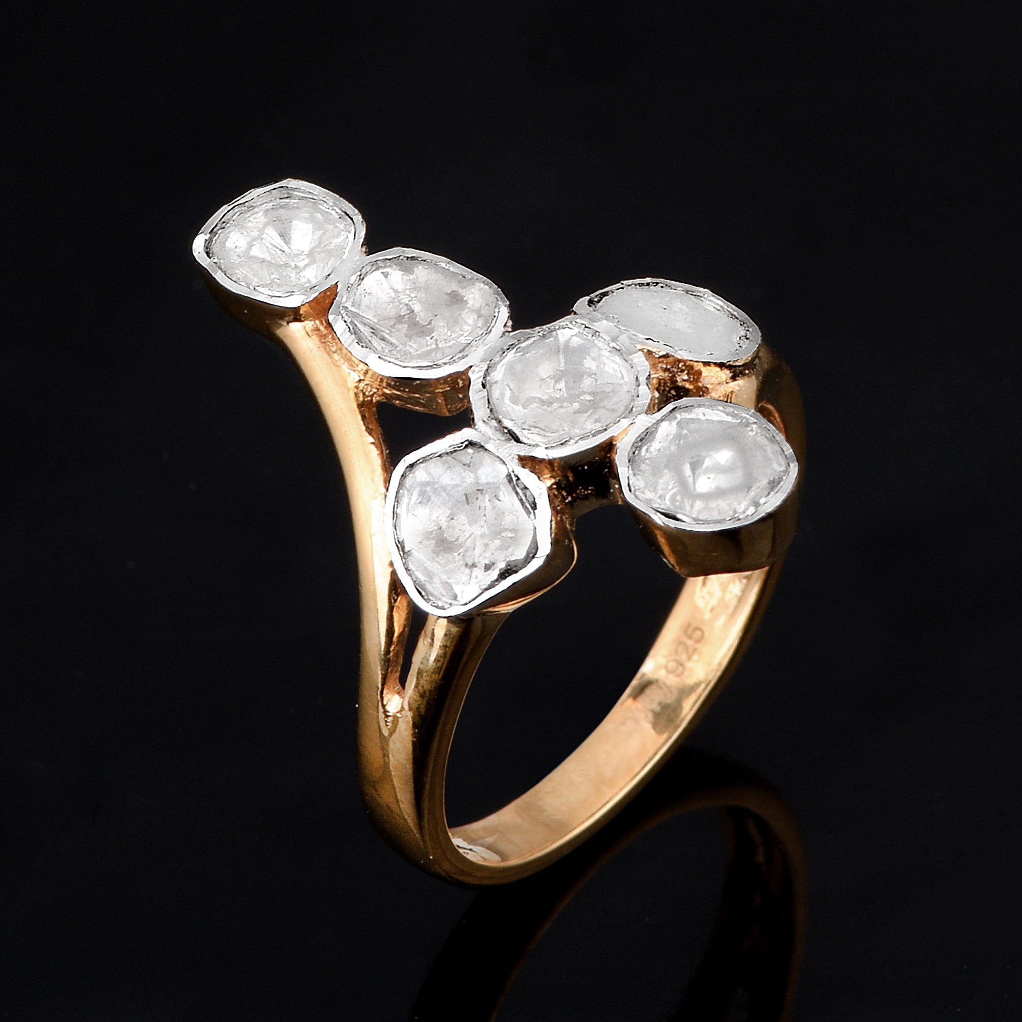 Polki Diamond Ring