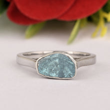 Load image into Gallery viewer, 0.50 CTW Natural Blue Diamond Polki Solitaire Handmade Women Ring

