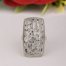 Load image into Gallery viewer, 2.00 CTW Finest Natural Cluster Setting Diamond Polki Cocktail Handmade Ring
