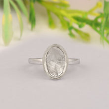 Load image into Gallery viewer, 0.75 CTW Natural Slice Polki Diamond Handmade Solitaire Premium Ring
