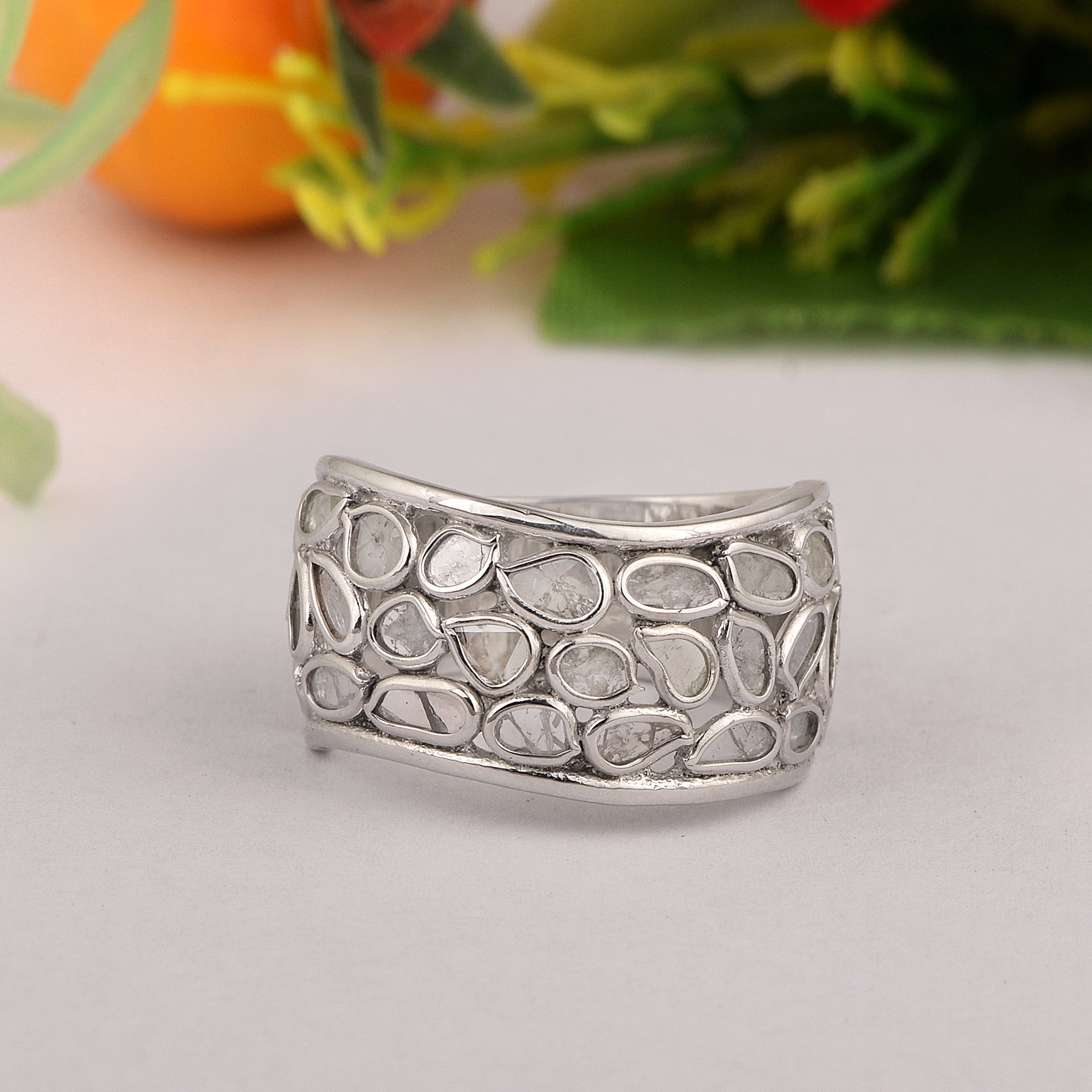 Polki Diamond Ring
