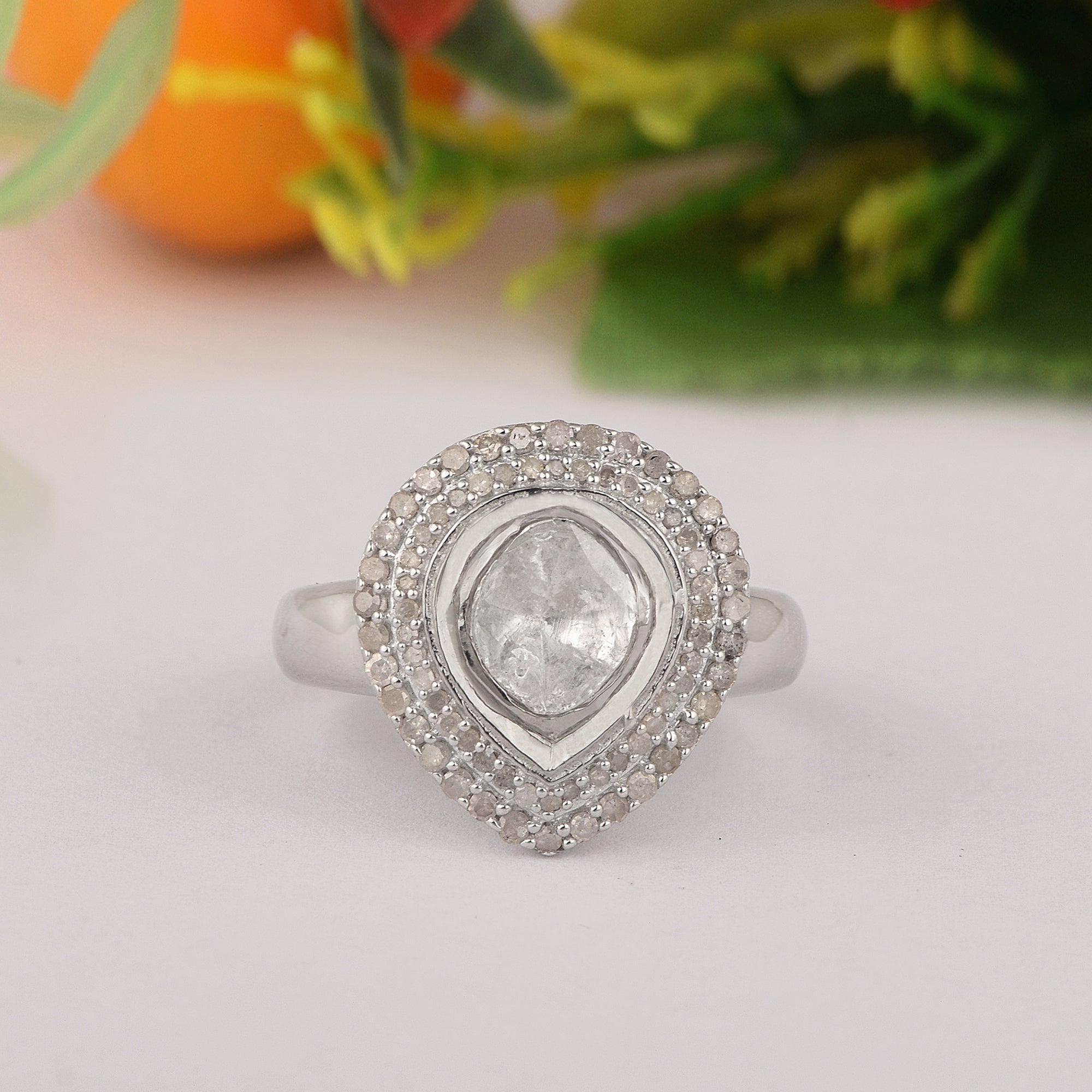 Polki Diamond Ring