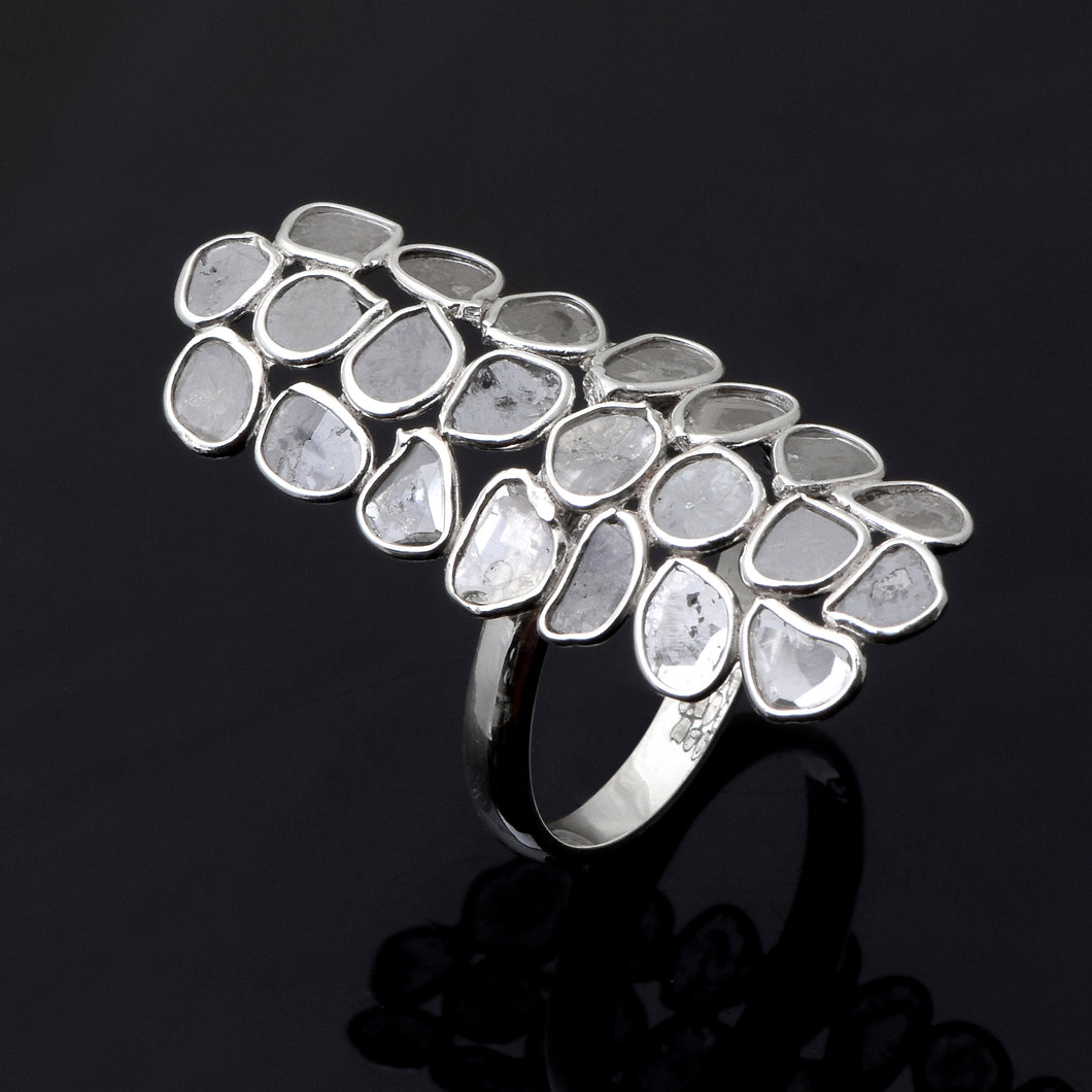 2.25 CTW Diamond Polki Ring