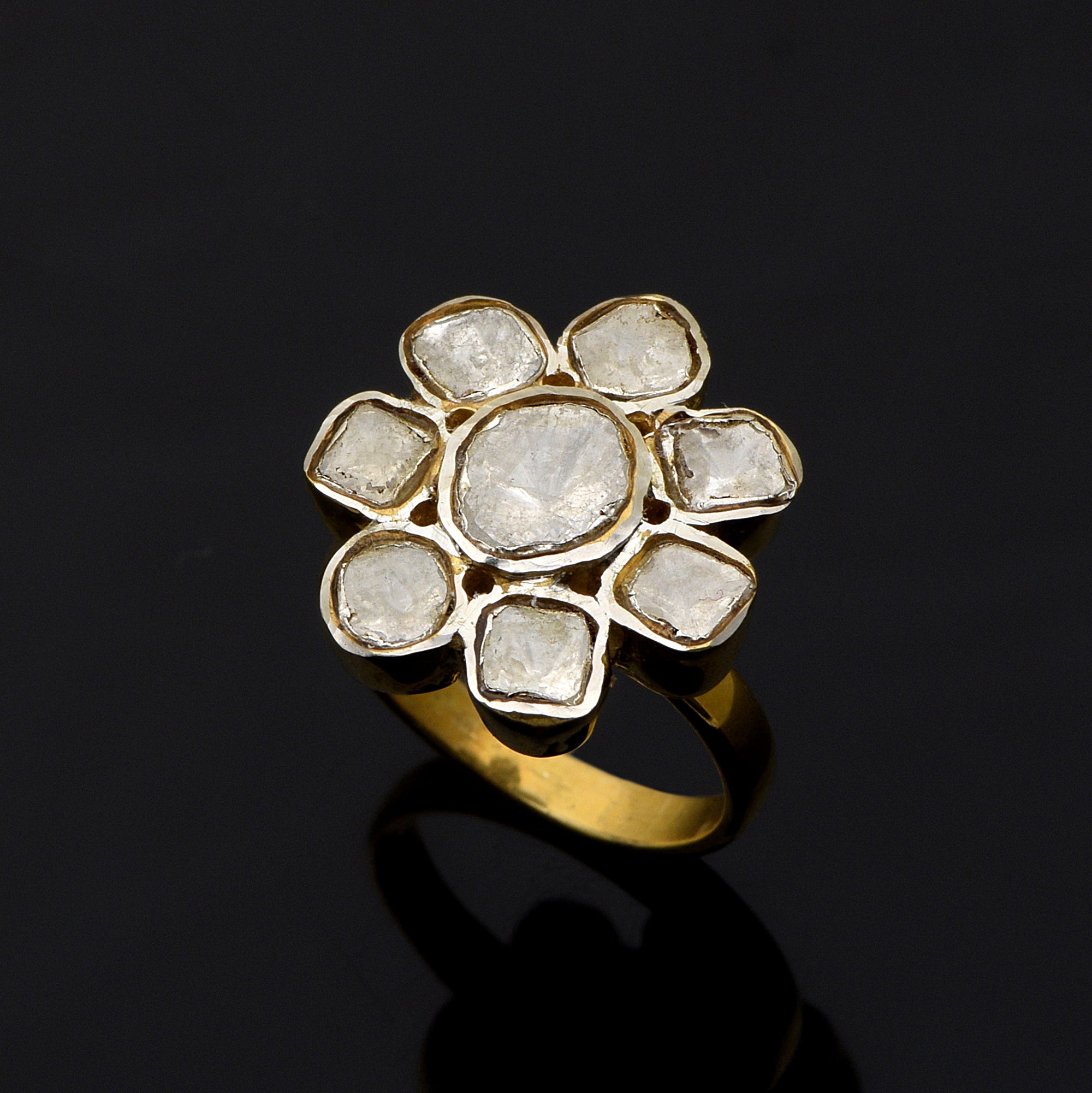 2 CTW Diamond Polki Ring
