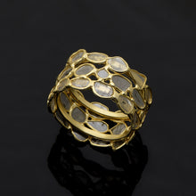 Load image into Gallery viewer, 3 CTW Diamond Polki Ring
