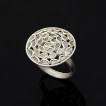 Load image into Gallery viewer, 2.50 CTW Diamond Polki Cluster Ring
