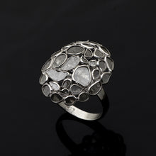 Load image into Gallery viewer, 2 CTW Diamond Polki Cluster Ring
