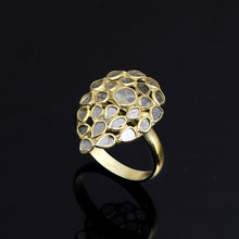 Load image into Gallery viewer, 2.50 CTW Diamond Polki Cluster Ring
