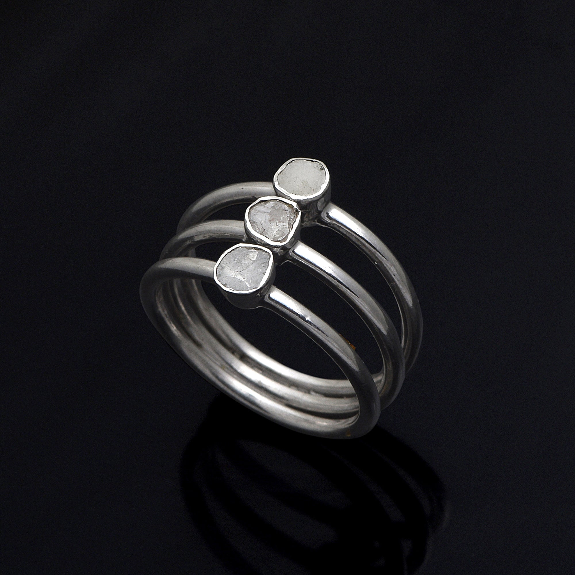 0.30 CTW Diamond Polki Ring