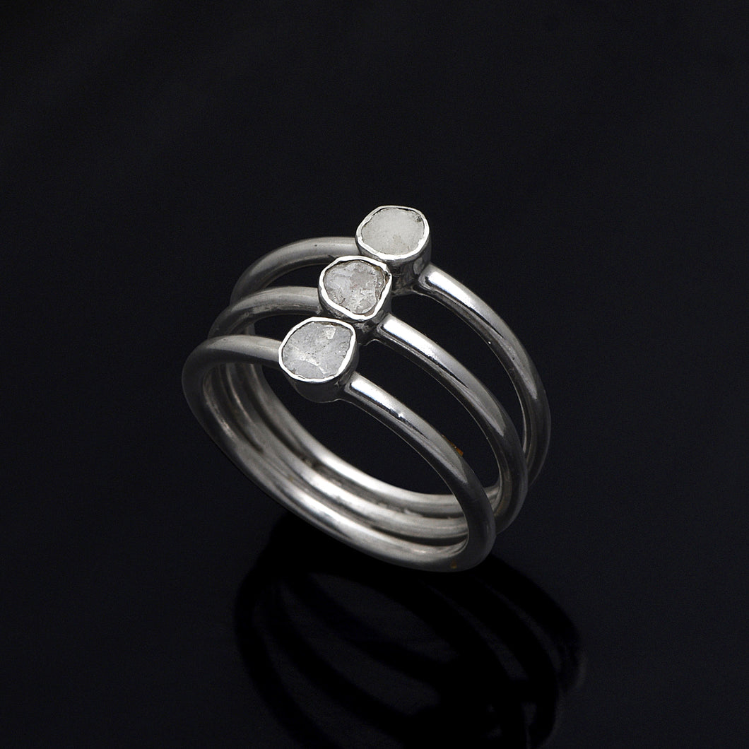 0.30 CTW Diamond Polki Ring