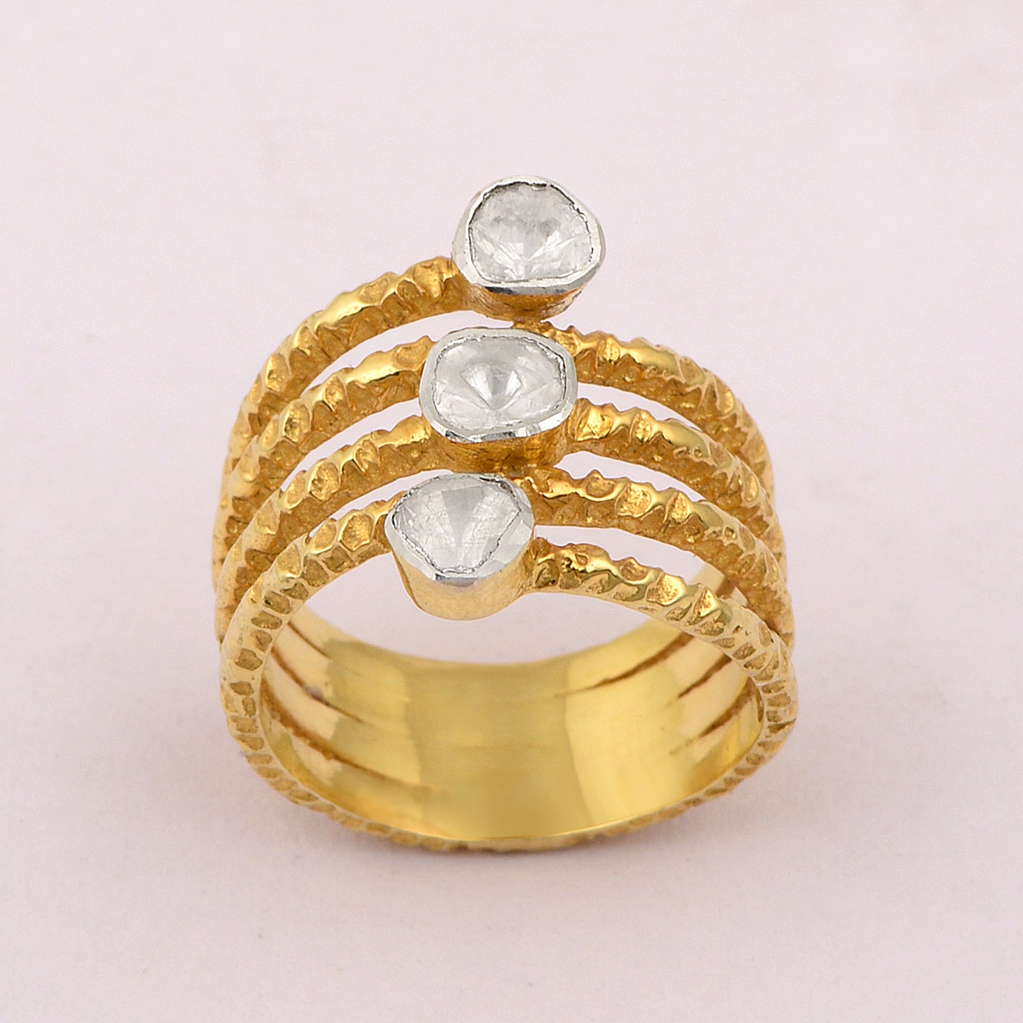 Polki Diamond Ring