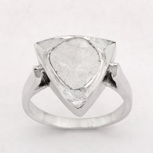 Load image into Gallery viewer, 0.50 CTW Natural Diamond Polki Men Solitaire Triangular Ring
