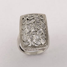 Load image into Gallery viewer, 2.00 CTW Finest Natural Cluster Setting Diamond Polki Cocktail Handmade Ring
