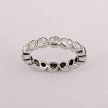 Load image into Gallery viewer, 1.00 CTW Slice Polki Diamond Sterling Silver Band Ring
