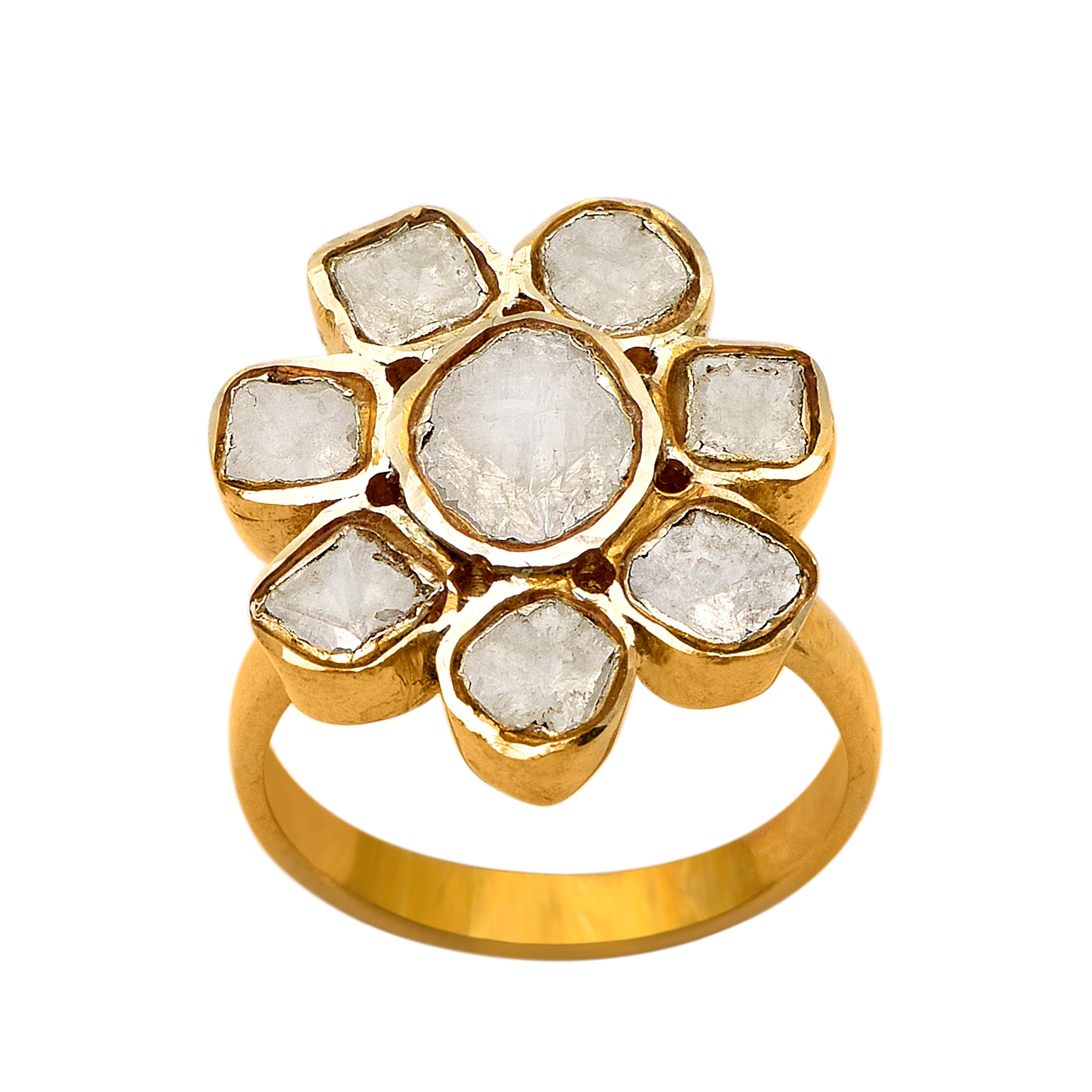 2 CTW Diamond Polki Ring