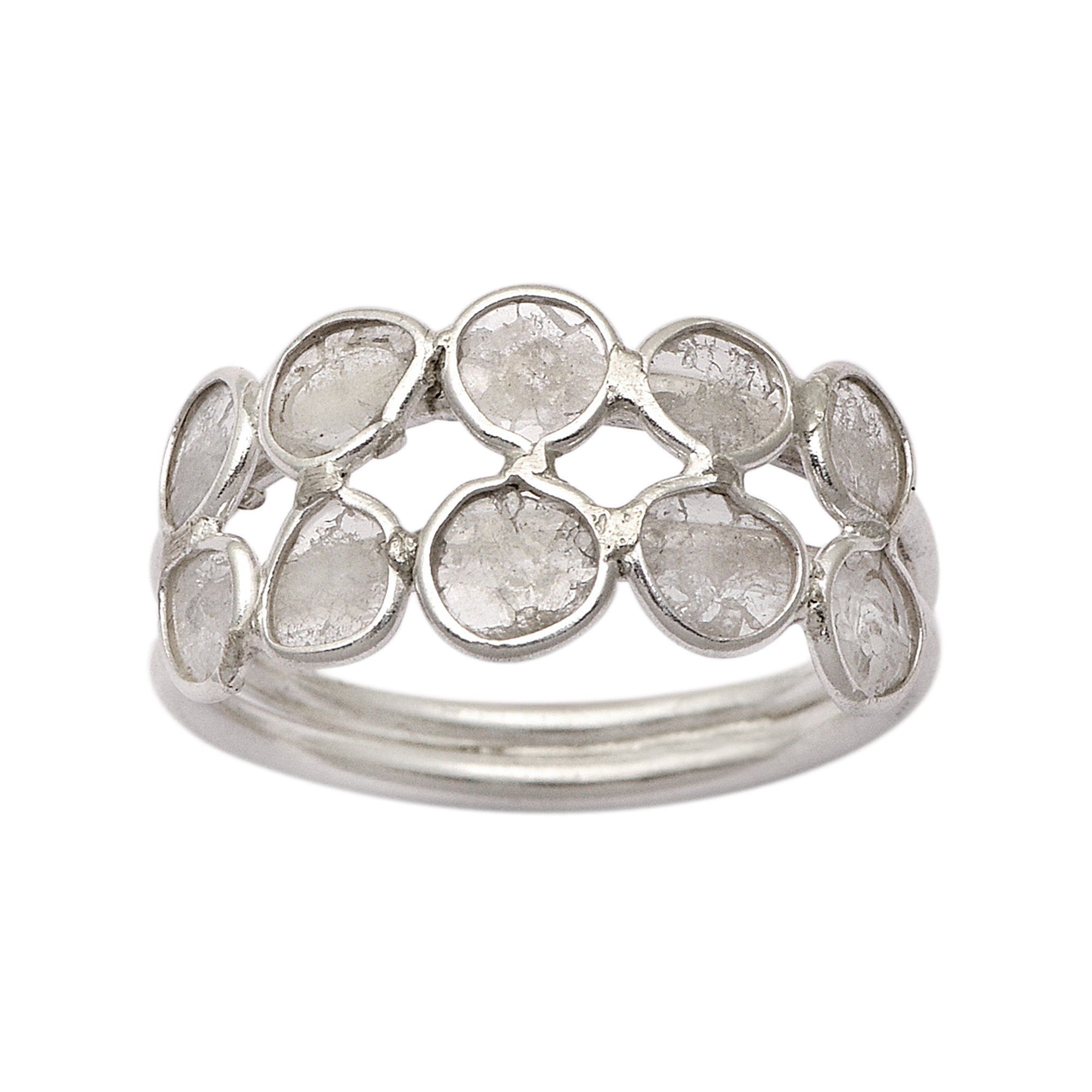 2 CTW Diamond Polki Ring