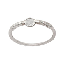 Load image into Gallery viewer, 0.20 CTW Diamond Polki Tiny Stackable Ring
