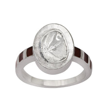 Load image into Gallery viewer, 0.70 CTW Diamond Polki Red Enamel Ring

