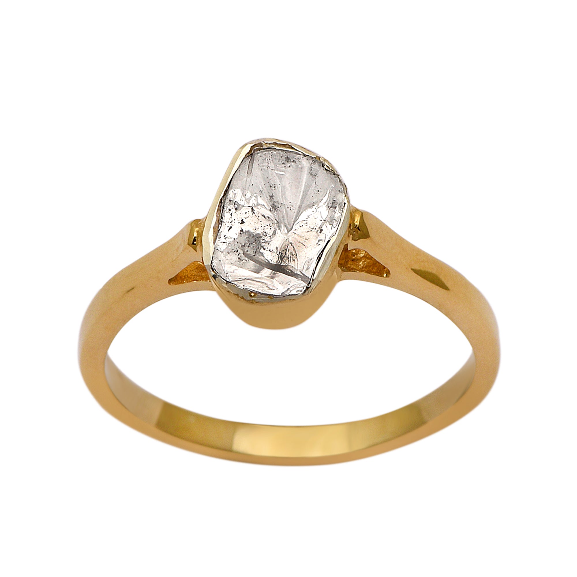 0.50 CTW Diamond Polki Ring