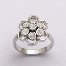Load image into Gallery viewer, 0.70 CTW Diamond Polki Floral Ring

