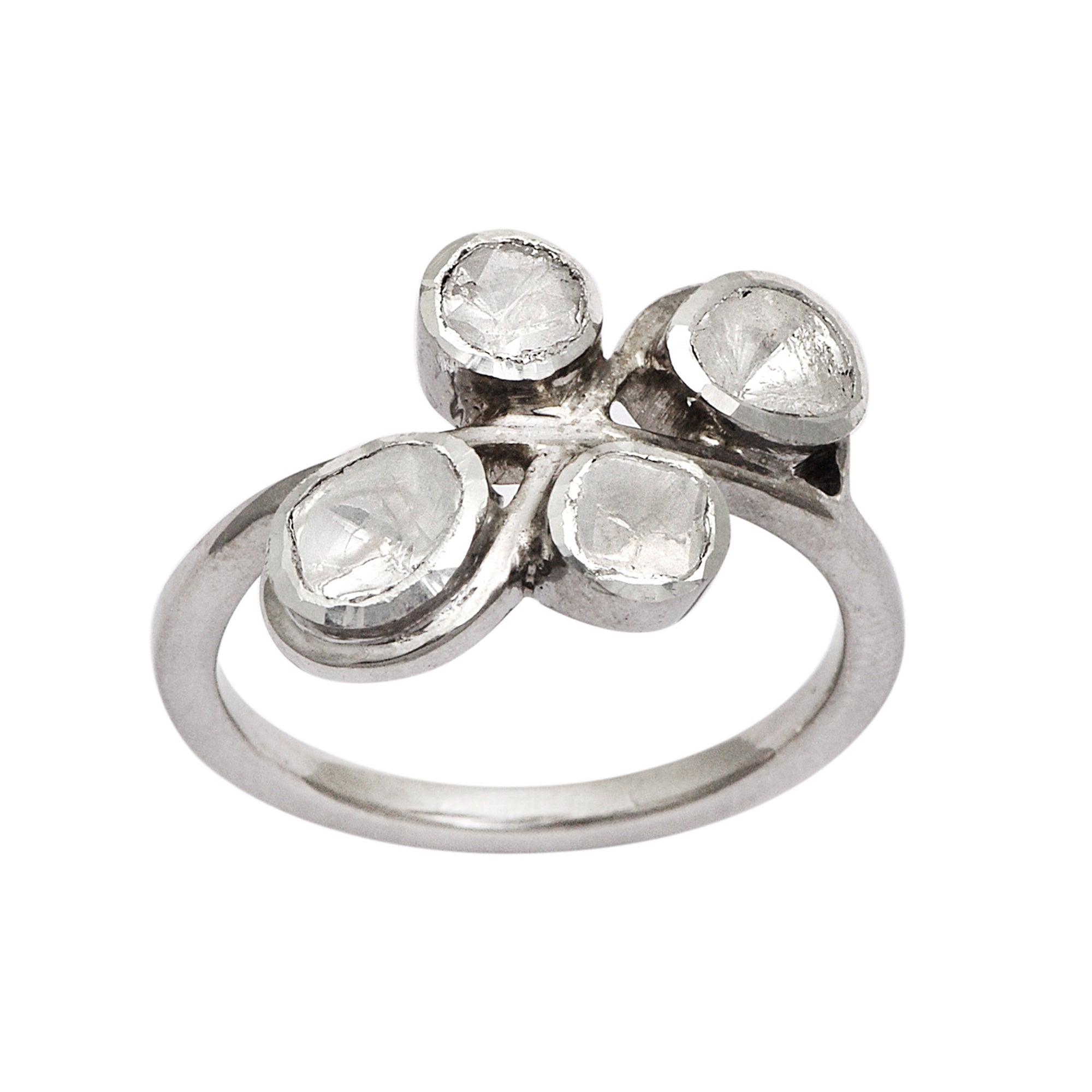 0.50 CTW Diamond Polki Ring