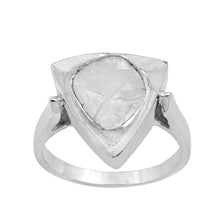 Load image into Gallery viewer, 0.50 CTW Natural Diamond Polki Men Solitaire Triangular Ring
