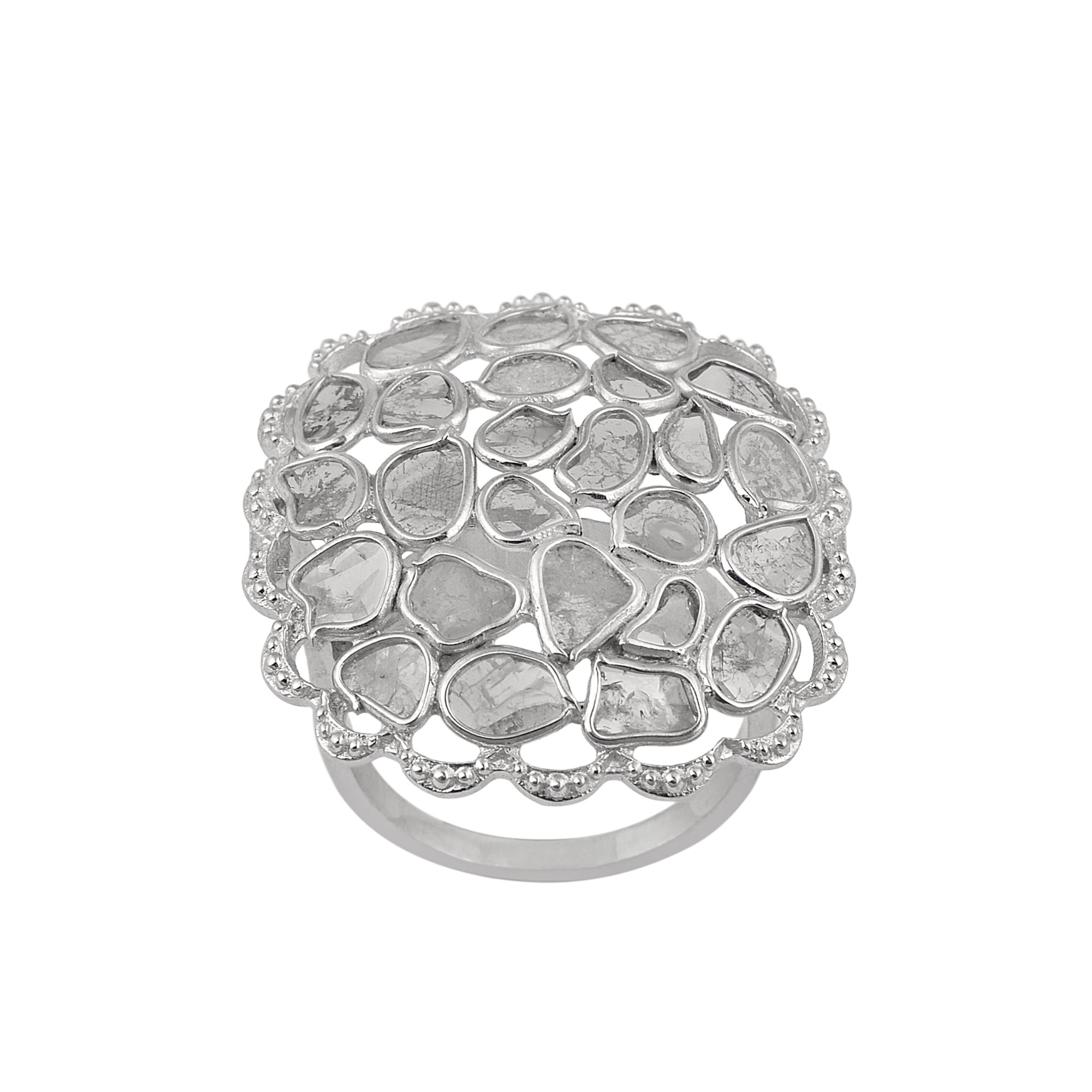 Polki Diamond Ring
