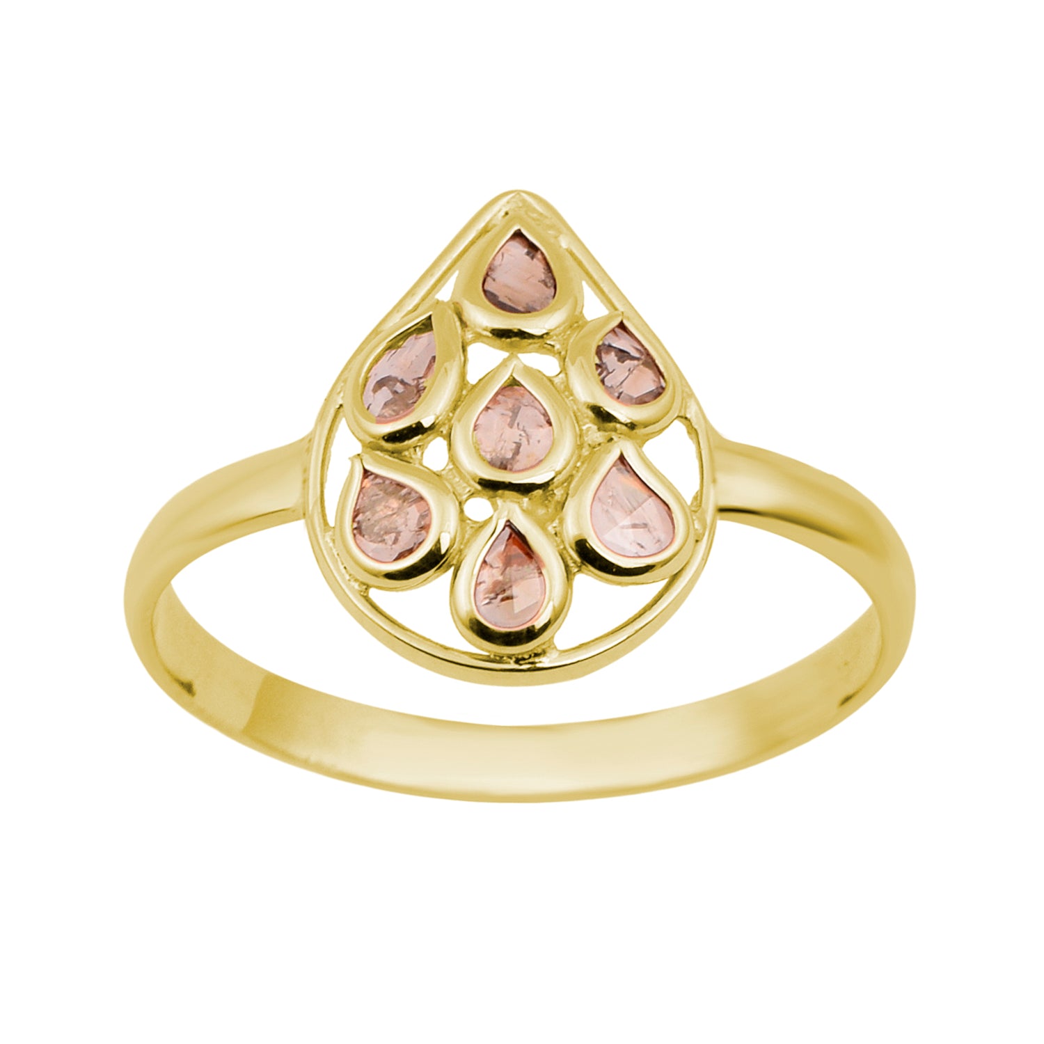 Rose Cut Diamond Ring