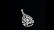Load and play video in Gallery viewer, 0.35 CTW Diamond Polki Tear Drop Pendant
