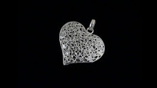Load and play video in Gallery viewer, 2.50 CTW Diamond Polki Heart Pendant
