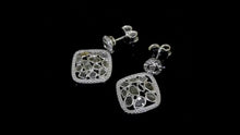 Load and play video in Gallery viewer, 1 CTW Diamond Polki Square Dangle Earrings
