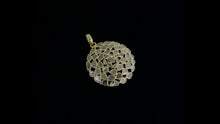 Load and play video in Gallery viewer, 3 CTW Diamond Polki Round Vintage Pendant
