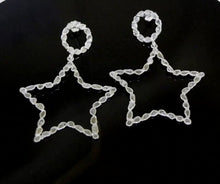 Load and play video in Gallery viewer, 3.60 CTW Diamond Polki Star Earrings
